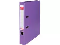 Een Pergamy ordner, voor ft A4, volledig uit PP, rug van 5 cm, violet koop je bij ShopXPress