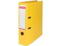 Een Pergamy ordner, voor ft A4, volledig uit PP, rug van 8 cm, geel koop je bij ShopXPress
