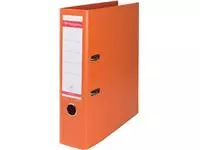 Een Pergamy ordner, voor ft A4, volledig uit PP, rug van 8 cm, oranje koop je bij ShopXPress