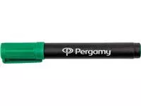 Een Pergamy permanent marker met beitelpunt, groen koop je bij ShopXPress