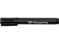 Een Pergamy permanent marker met ronde punt, zwart koop je bij ShopXPress