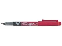 Een Pilot Fineliner V-Sign Pen rood koop je bij ShopXPress