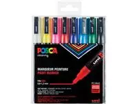 Een Posca paintmarker PC-3M, set van 8 markers in geassorteerde basiskleuren koop je bij ShopXPress