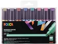Een Posca paintmarker PC-8K, set van 8 stuks, assorti koop je bij ShopXPress
