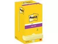 Een Post-It Super Sticky Notes, 90 vel, ft 76 x 76 mm, geel, pak van 12 blokken koop je bij ShopXPress