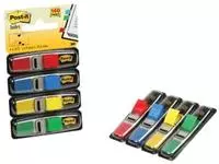 Een Post-it Index Smal, ft 11,9 x 43,2 mm, blister met 4 kleuren, 35 tabs per kleur, 4 + 2 blisters gratis koop je bij ShopXPress