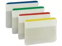 Een Post-it Index Strong, ft 50,8 x 38 mm, voor ordners, set van 24 tabs, 4 kleuren, 6 tabs per kleur koop je bij ShopXPress