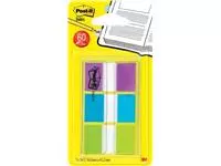 Een Post-it Index standaard, ft 25,4 x 43,2 mm, blister met 3 kleuren, 20 tabs per kleur koop je bij ShopXPress