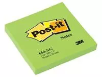 Een Post-it Notes, 100 vel, ft 76 x 76 mm, neongreon koop je bij ShopXPress