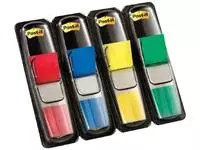 Een Post-it Notes Smal, 4 x 35 tabs, rood, blauw, geel en groen koop je bij ShopXPress
