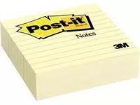 Een Post-it Notes, ft 101 x 101 mm, geel, gelijnd, blok van 300 vel koop je bij ShopXPress