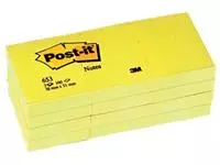 Een Post-it Notes, ft 38 x 51 mm, geel, blok van 100 vel koop je bij ShopXPress