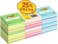 Een Post-it Notes kubus, 450 vel, ft 76 x 76 mm, promopak van 6 kubussen in geassorteerde kleuren koop je bij ShopXPress
