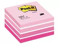Een Post-it Notes kubus, 450 vel, t 76 x 76 mm, roze koop je bij ShopXPress