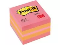 Een Post-it Notes mini kubus, 400 vel, ft 51 x 51 mm, roze koop je bij ShopXPress
