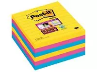 Een Post-it Super Sticky notes XL Carnival, 90 vel, ft 101 x 101 mm, gelijnd, assorti pak van 6 blokken koop je bij ShopXPress