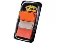 Een Post-it index standaard, ft 24,4 x 43,2 mm, houder met 50 tabs, oranje koop je bij ShopXPress