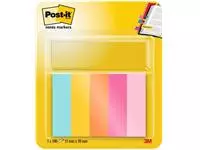Een Post-it notes markers Beachside, ft 15 x 50 mm, blister met 5 blokjes van 50 tabs koop je bij ShopXPress
