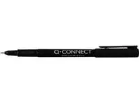Een Q-CONNECT fineliner, 0,4 mm, zwart koop je bij ShopXPress