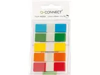Een Q-CONNECT index mini, ft 12,5 x 45 mm, 5 x 20 tabs, geassorteerde kleuren koop je bij ShopXPress