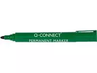 Een Q-CONNECT permanent marker,2-3 mm, ronde punt, groen koop je bij ShopXPress