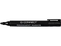Een Q-CONNECT permanente marker, 2-3 mm, ronde punt, zwart koop je bij ShopXPress