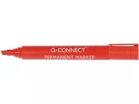 Een Q-CONNECT permanente marker, 2-5 mm, schuine punt, rood koop je bij ShopXPress