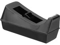 Een Q-CONNECT plakbandafroller, voor rollen 19 mm x 33 m, zwart koop je bij ShopXPress