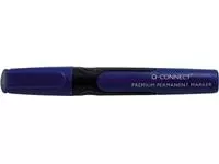 Een Q-CONNECT premium permanent marker, 3 mm, ronde punt, blauw koop je bij ShopXPress