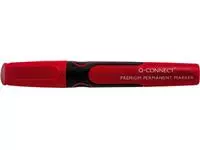 Een Q-CONNECT premium permanent marker, 3 mm, ronde punt, rood koop je bij ShopXPress
