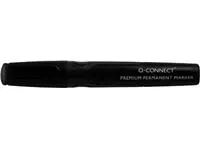 Een Q-CONNECT premium permanent marker, 3 mm, ronde punt, zwart koop je bij ShopXPress