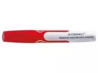 Een Q-CONNECT whiteboard marker, 3 mm, ronde punt, rood koop je bij ShopXPress