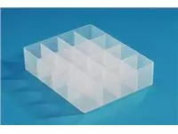 Een Really Useful Box, divider met 16 vakjes, transparant koop je bij ShopXPress