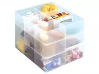 Een Really Useful Box, office divider met 6 vakjes, transparant koop je bij ShopXPress