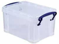 Een Really Useful Box opbergdoos 1,6 liter, transparant koop je bij ShopXPress