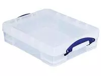 Een Really Useful Box opbergdoos 11 liter, transparant koop je bij ShopXPress