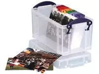 Een Really Useful Box opbergdoos 2,1 liter, transparant koop je bij ShopXPress