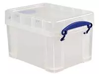 Een Really Useful Box opbergdoos 3 liter, transparant koop je bij ShopXPress