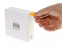 Een Rillprint ronde etiketten, diameter 25 mm, rol van 500 stuks, fluo oranje koop je bij ShopXPress