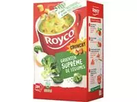 Een Royco Minute Soup groentensuprême met croutons, pak van 20 zakjes koop je bij ShopXPress