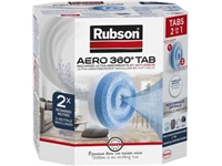 Een Rubson navulling voor ontvochtiger AERO 360, doos van 2 tabs van 450 gram, neutraal koop je bij ShopXpress B.V.