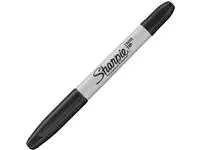 Een Sharpie permanente marker, twin tip, zwart koop je bij ShopXPress