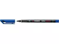Een STABILO OHPen universal, OHP-marker, permanent, fijn 0,7 mm, blauw koop je bij ShopXPress