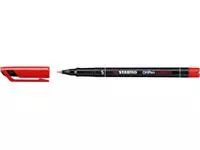Een STABILO OHPen universal, OHP-marker, permanent, superfijn 0,4 mm, rood koop je bij ShopXPress