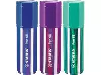 Een STABILO Pen 68 viltstift, Big Pen Box van 20 stuks in geassorteerde kleuren koop je bij ShopXPress