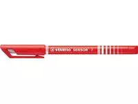 Een STABILO SENSOR fineliner, 0,3 mm, rood koop je bij ShopXPress