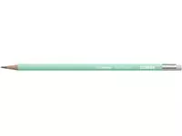 Een STABILO Swano pastel potlood, HB, met gom, groen koop je bij ShopXPress