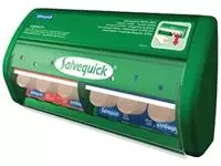 Een Salvequick pleisterautomaat, inclusief 45 plastic pleisters en 40 elastische pleisters koop je bij Supplierz BV
