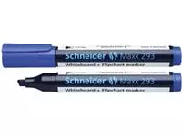 Een Schneider whiteboard + flipchart marker Maxx 293 blauw koop je bij ShopXPress