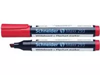 Een Schneider whiteboard + flipchart marker Maxx 293 rood koop je bij ShopXPress